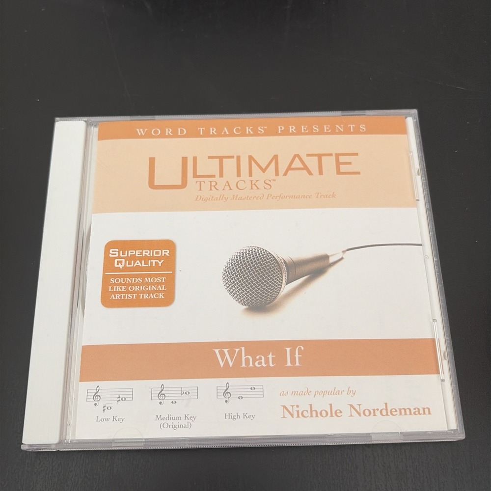 World Tracks Ultimate Tracks What If Nichole Nordeman CD 2006 Word Curb